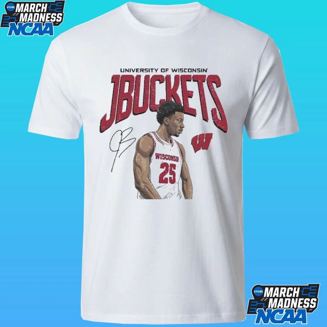 Wisconsin Badgers University Of Wisconsin Jbuckets John Blackwell Wisconsin Shirt