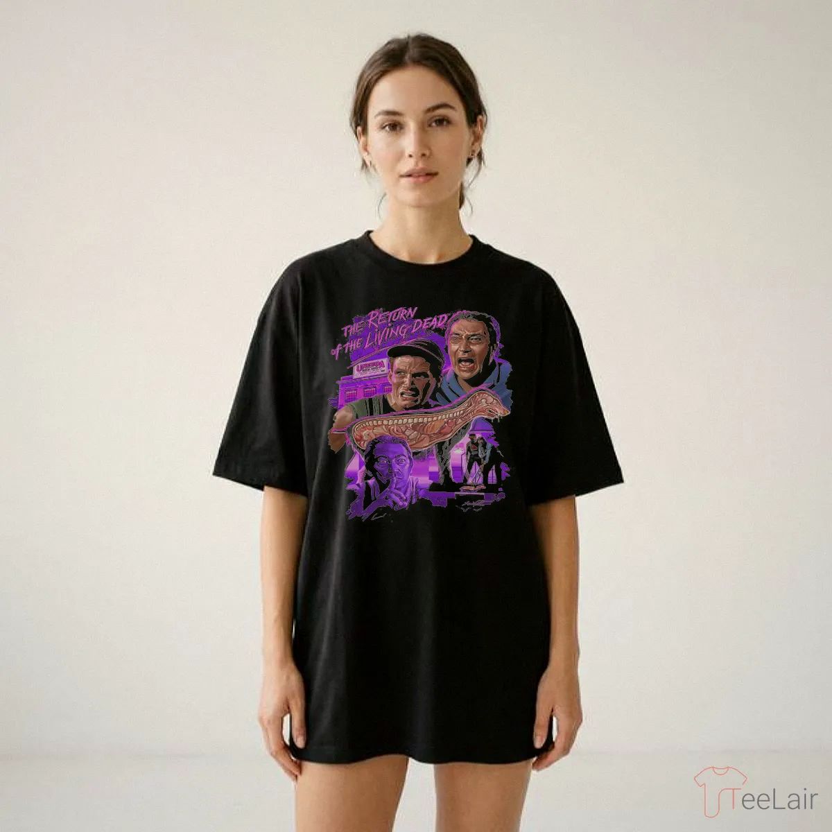 Return Of The Living Dead Hazardous To Your Health Ladies T-Shirt