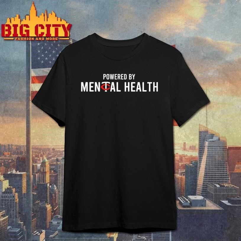 Minnesota Twins Powered By Mental Health Graphic Shirt