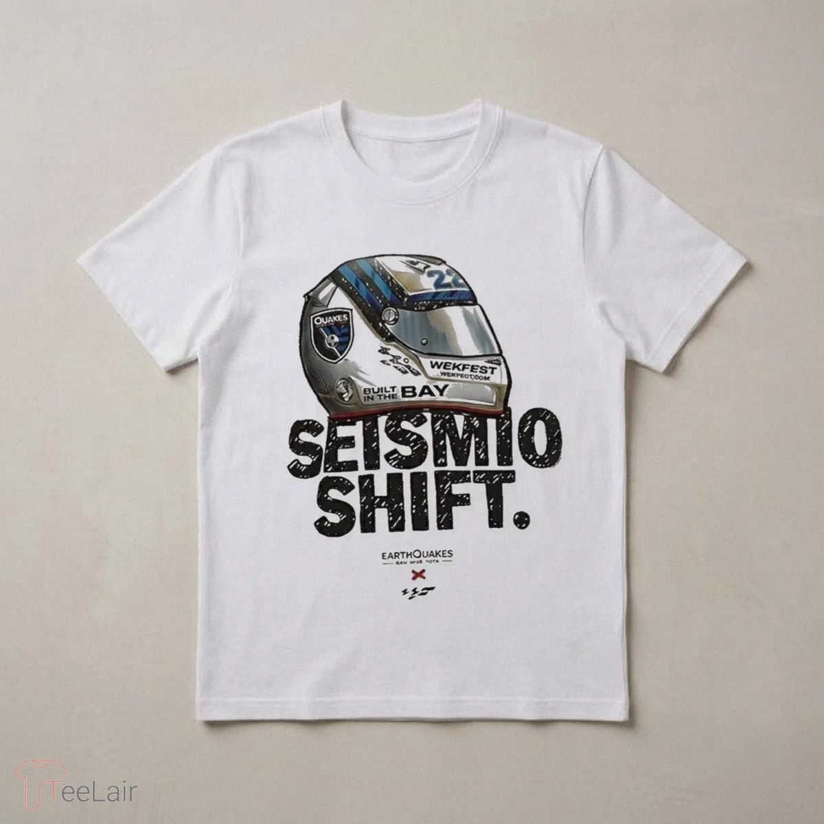 San Jose Earthquakes X Wekfest Helmet Built In The Bay Vintage Shirt