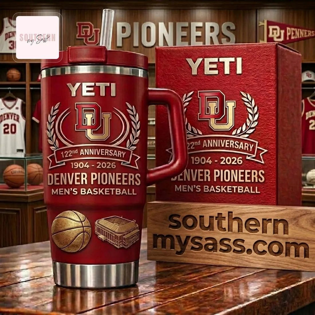 Denver Pioneers Men’s Basketball 122nd Anniversary YETI Tumbler