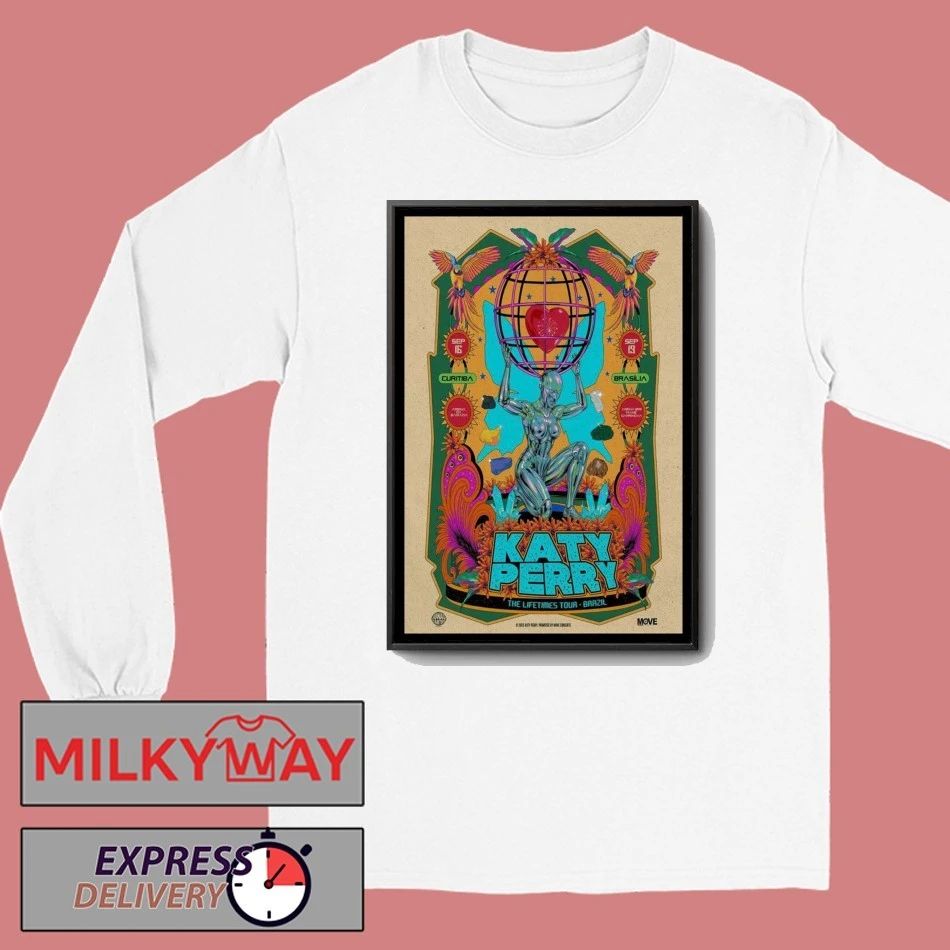 Katy Perry Tour Dates Brazil Poster shirt