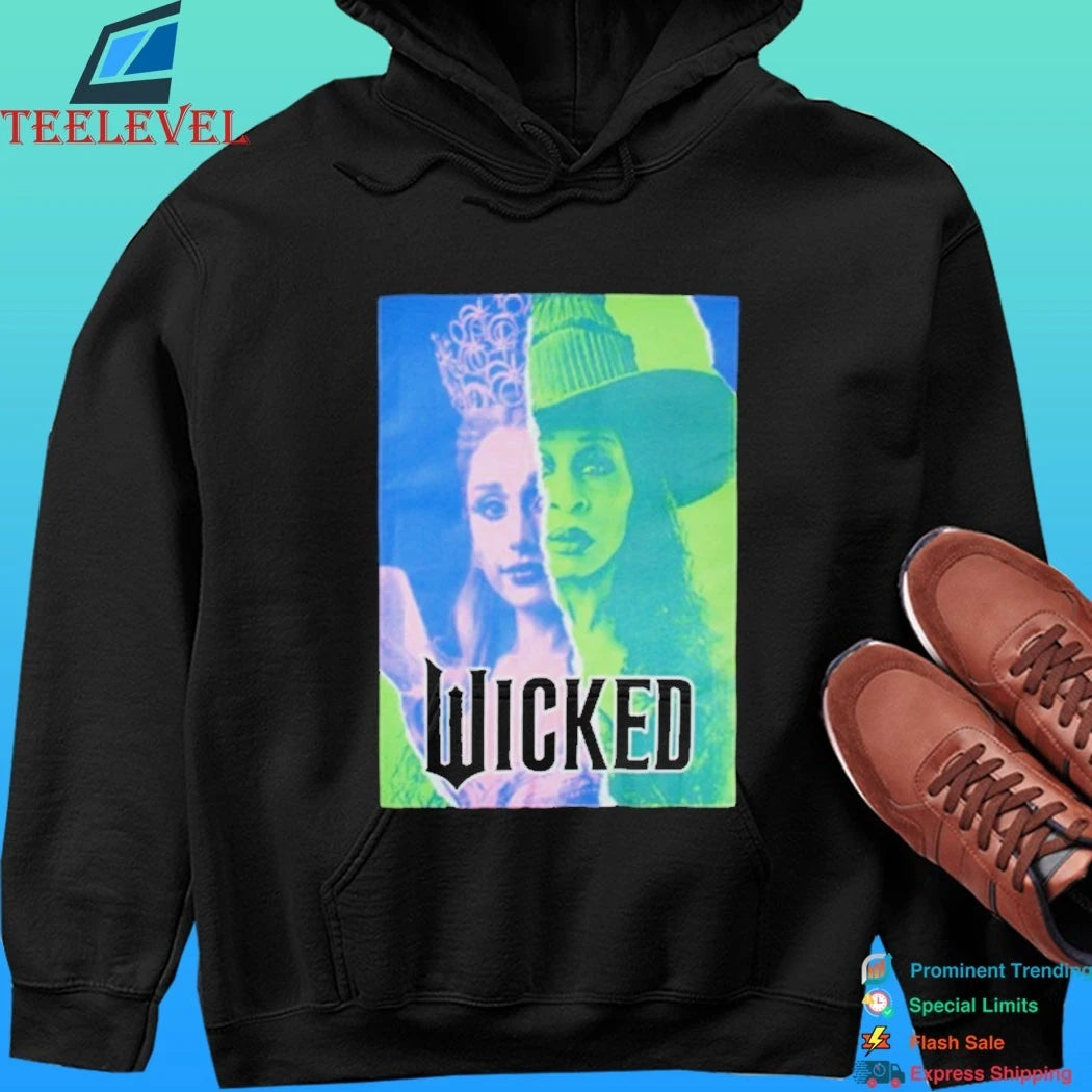 Wicked Glinda And Elphaba Split Shirt