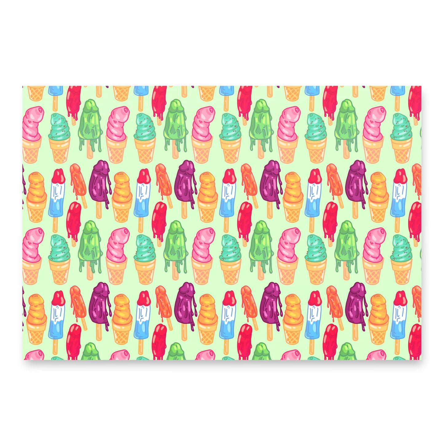 NSFW Pattern Wrapping Paper Sheets