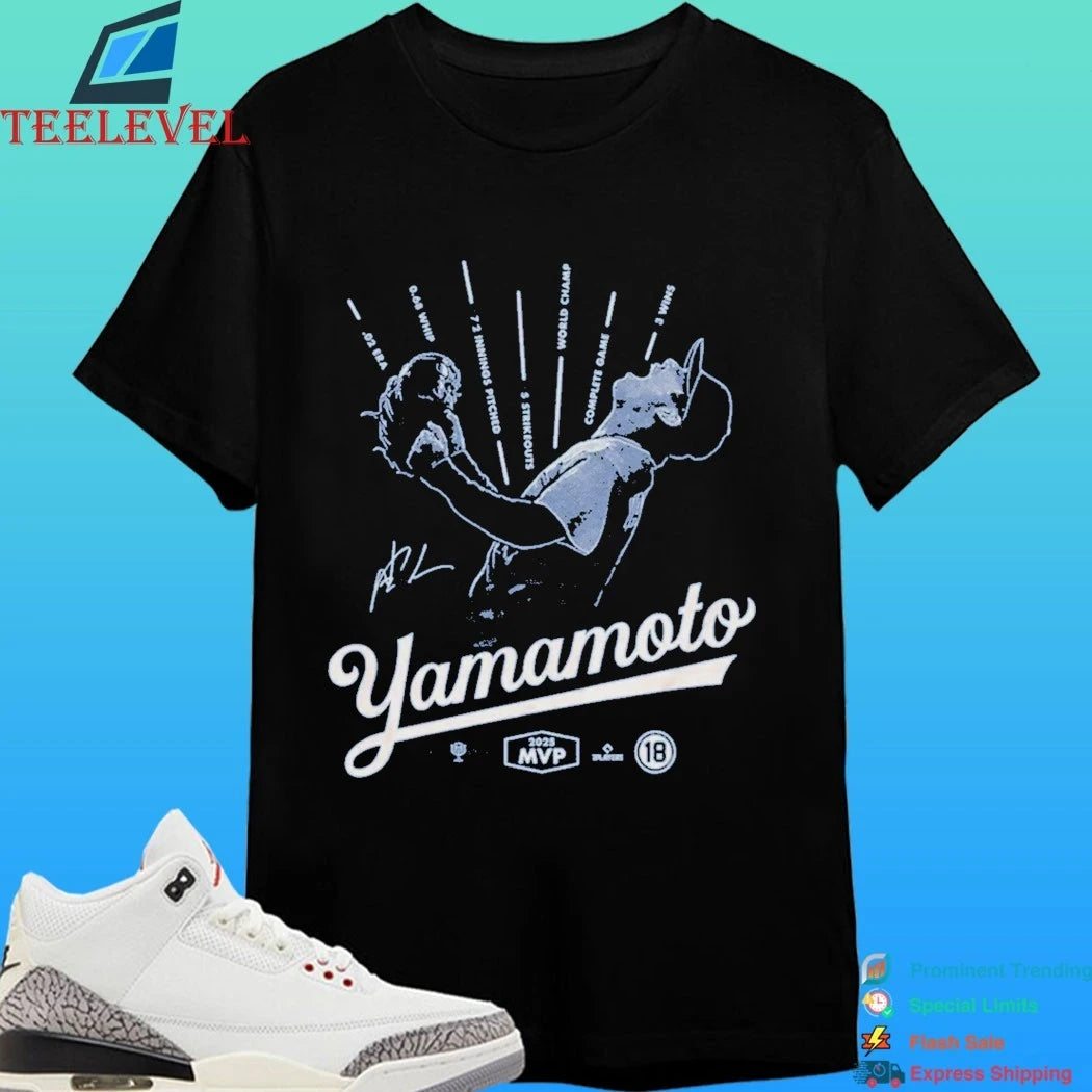 Yamamoto 2025 Mvp Shirt