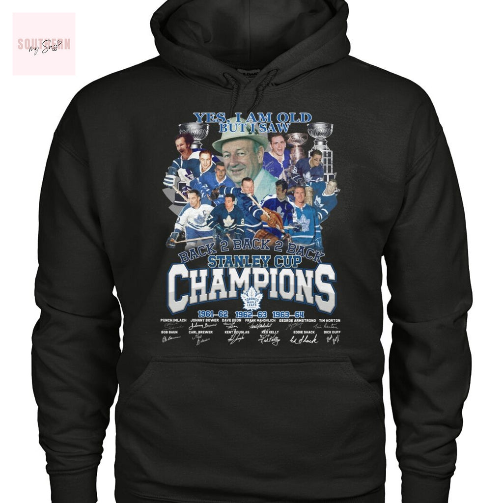 Yes Im Old But I Saw Toronto Maple Leafs Back 2 Back 2 Back Stanley Cup Champions Signature Unisex T-Shirt